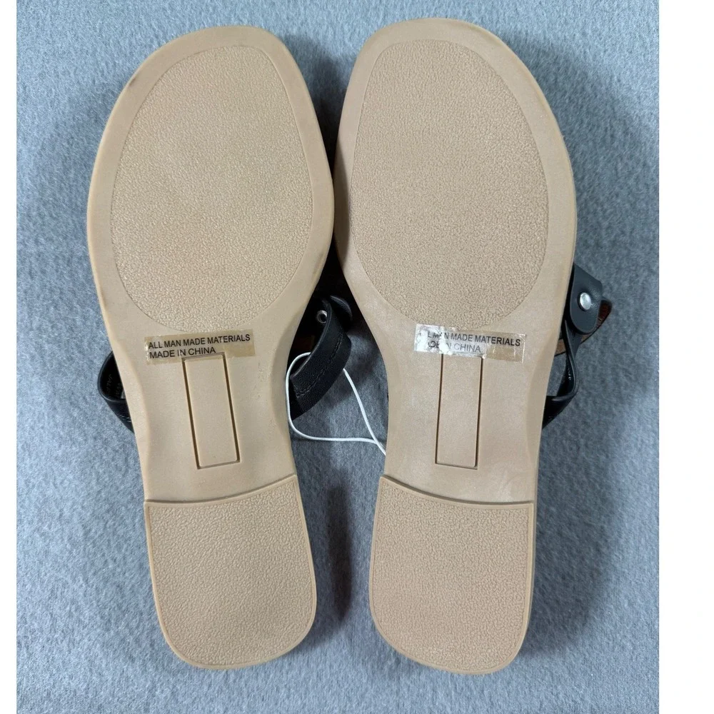 Dolce Vita Jaliscs Sandals Tan Black Medallion Slide Sandals NWOT 7 Summer Beach